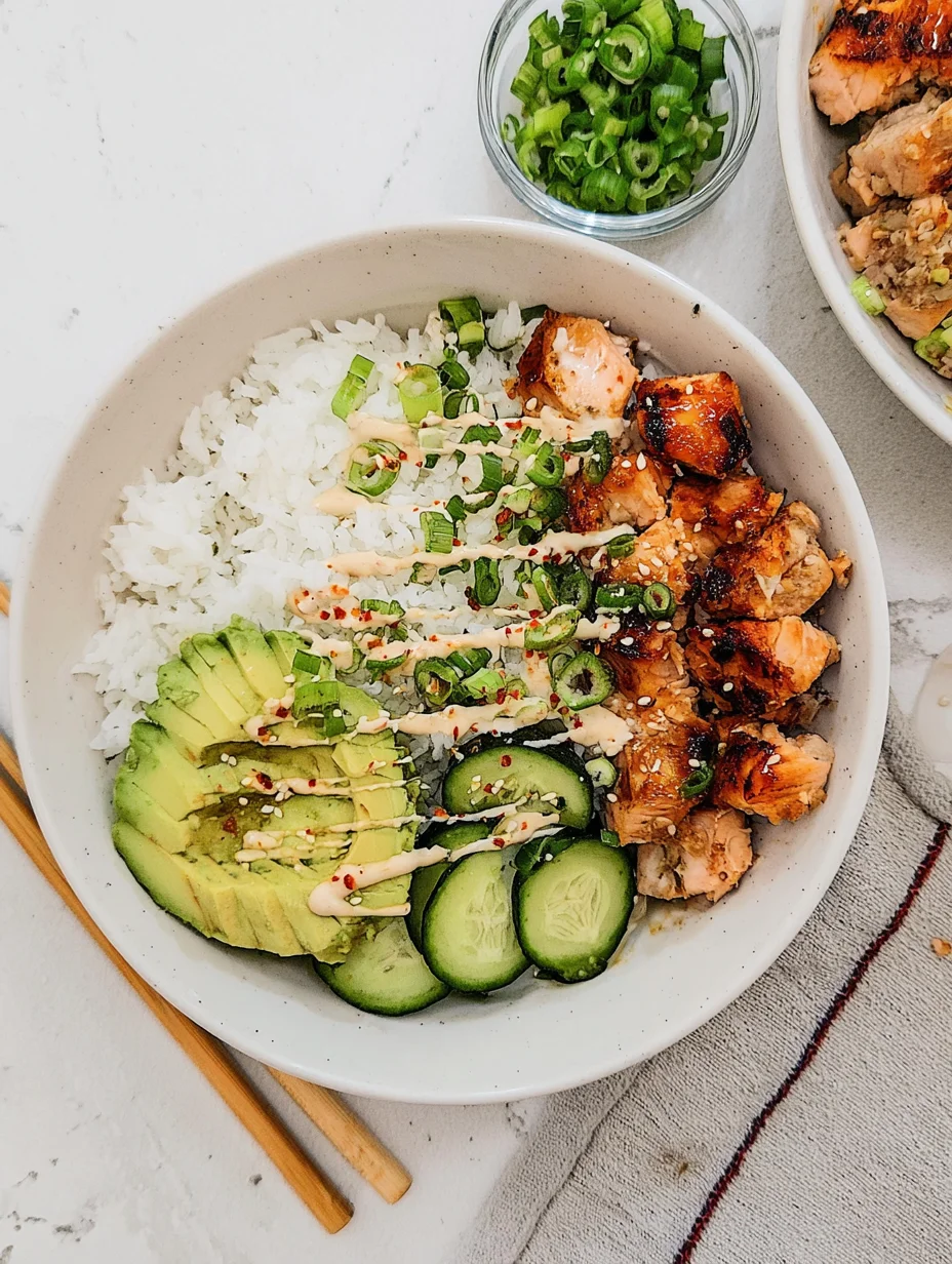 Spicy Salmon Bowls