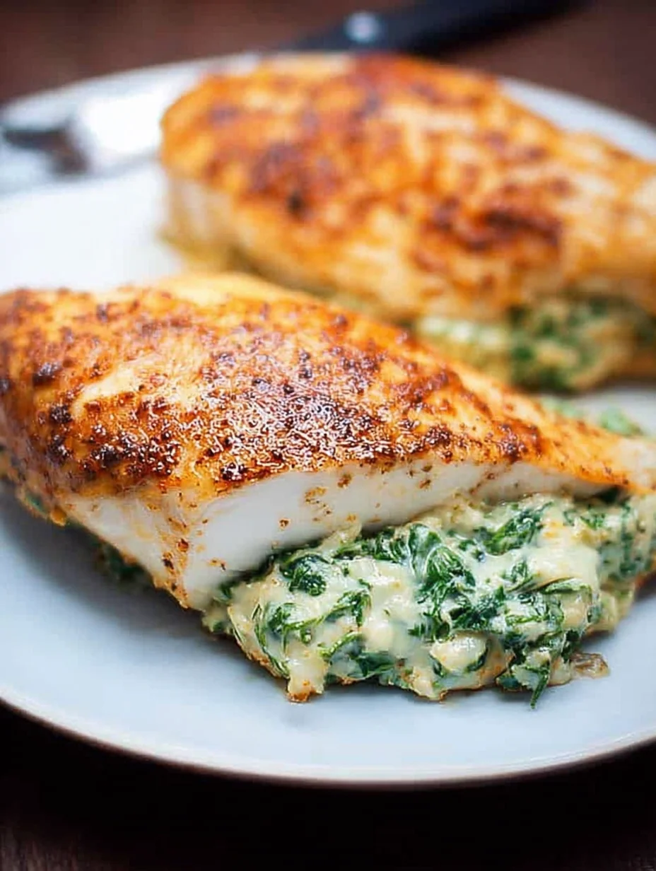Spinach Stuffed Chicken Breasts