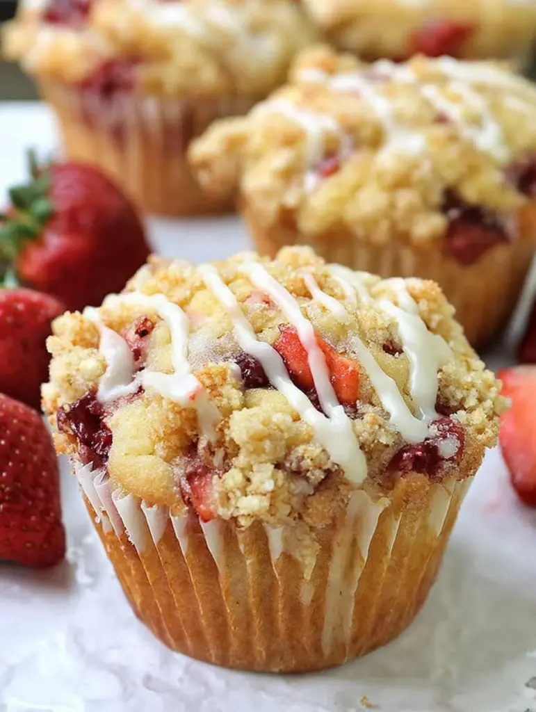 Strawberry Cream Cheese Muffins