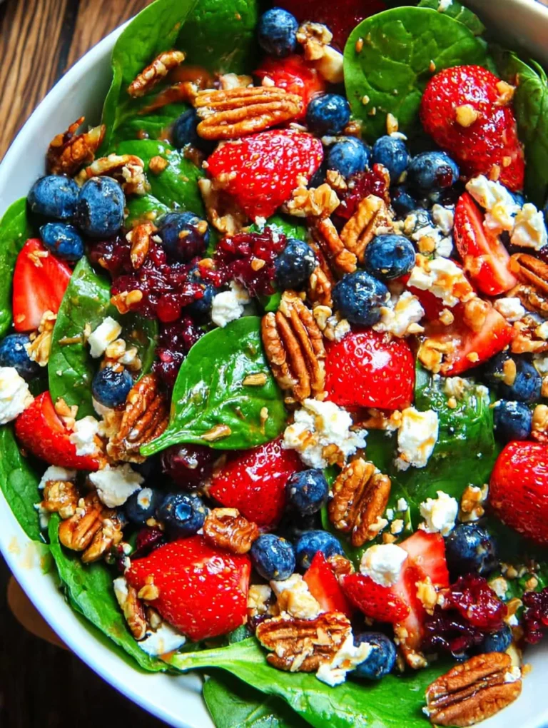 Strawberry Spinach Salad