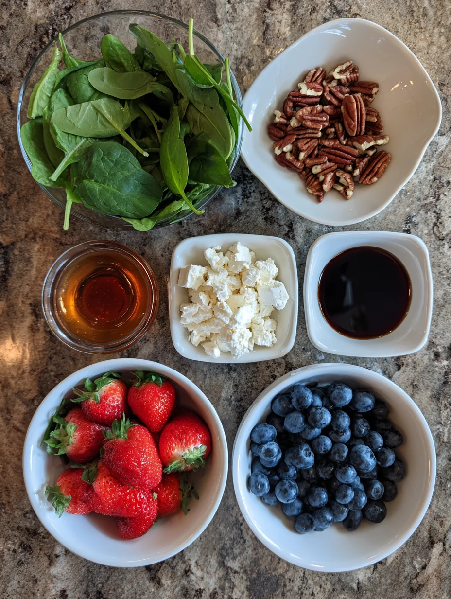 Strawberry Spinach Salad