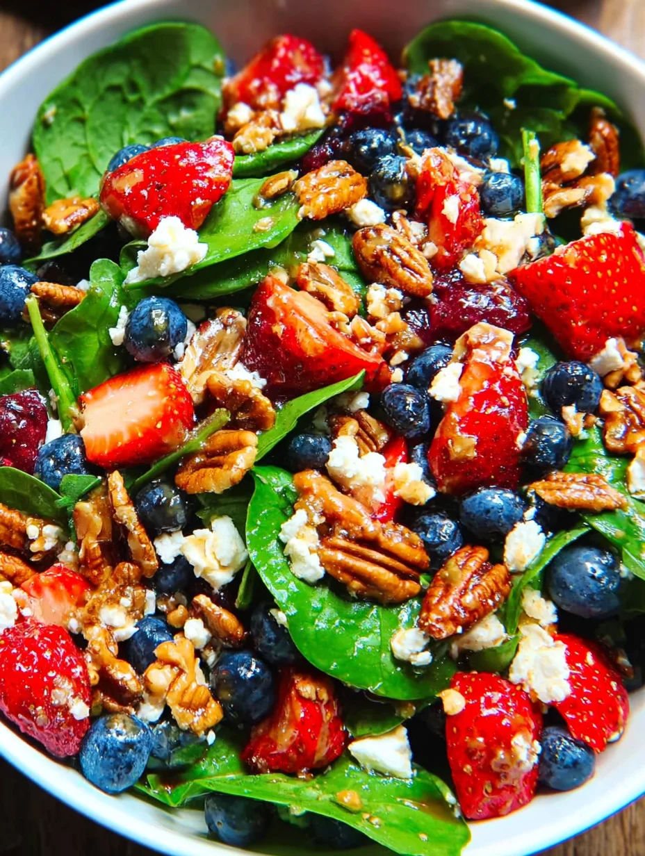 Strawberry Spinach Salad