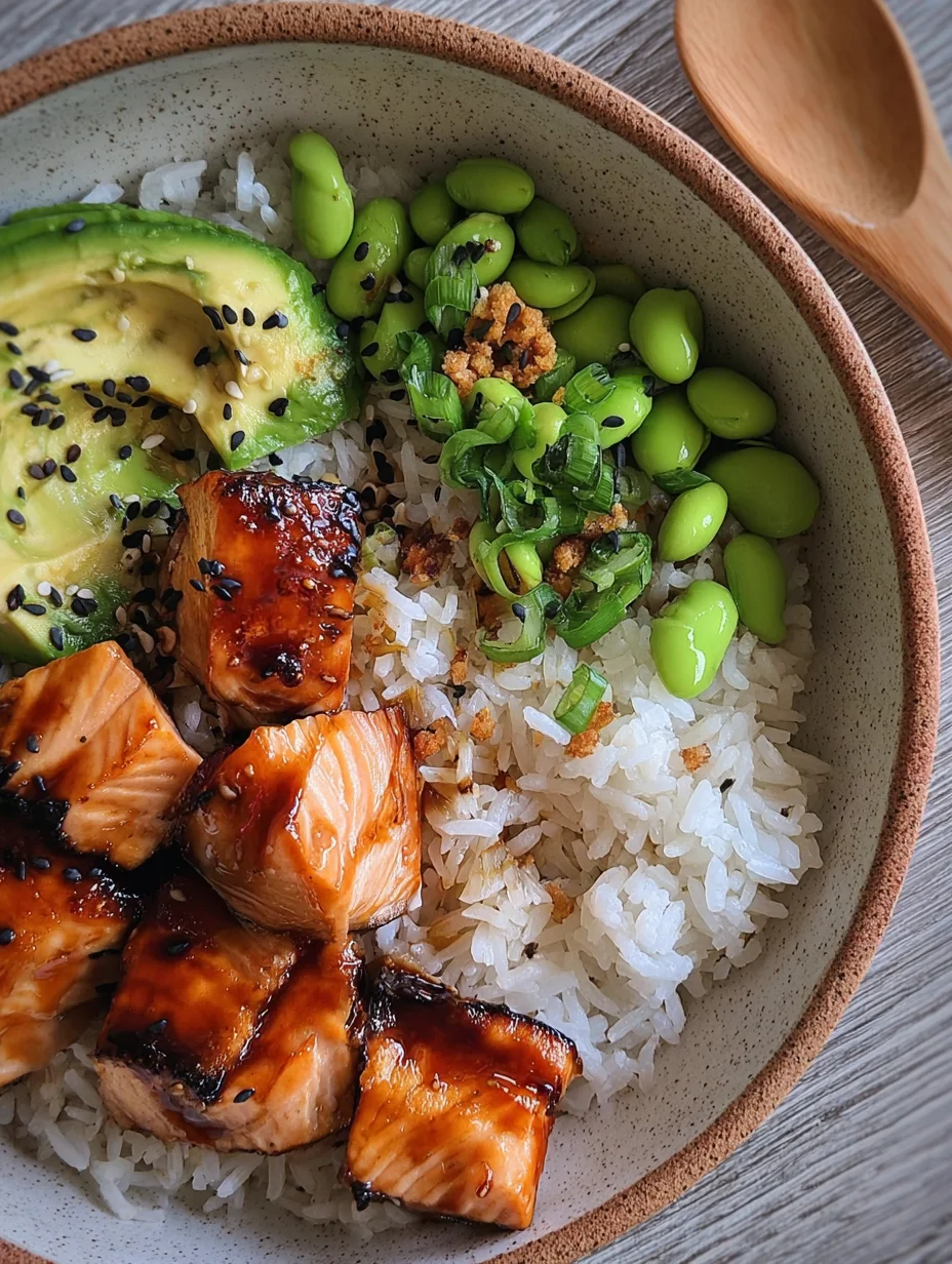 Teriyaki Salmon Sushi Bowl