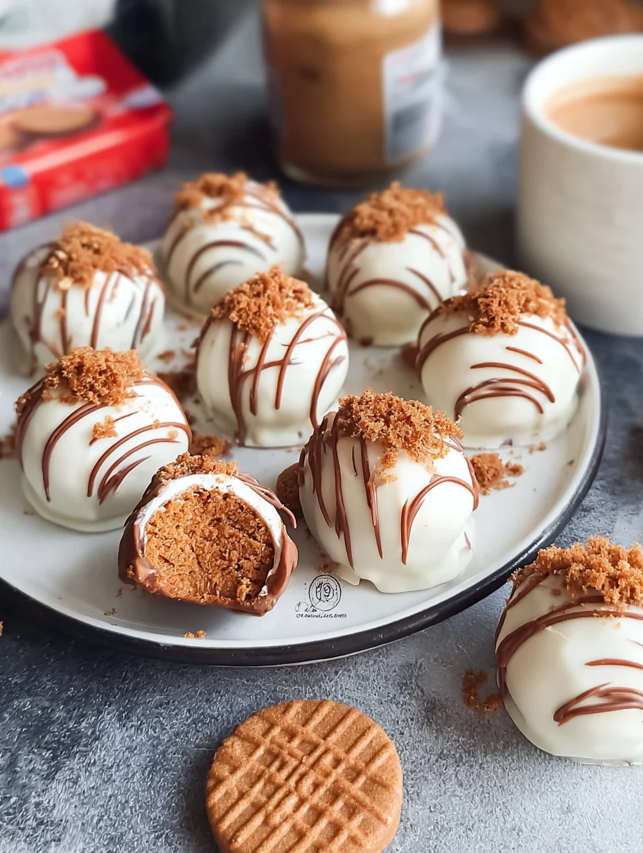 Truffles au Spéculoos