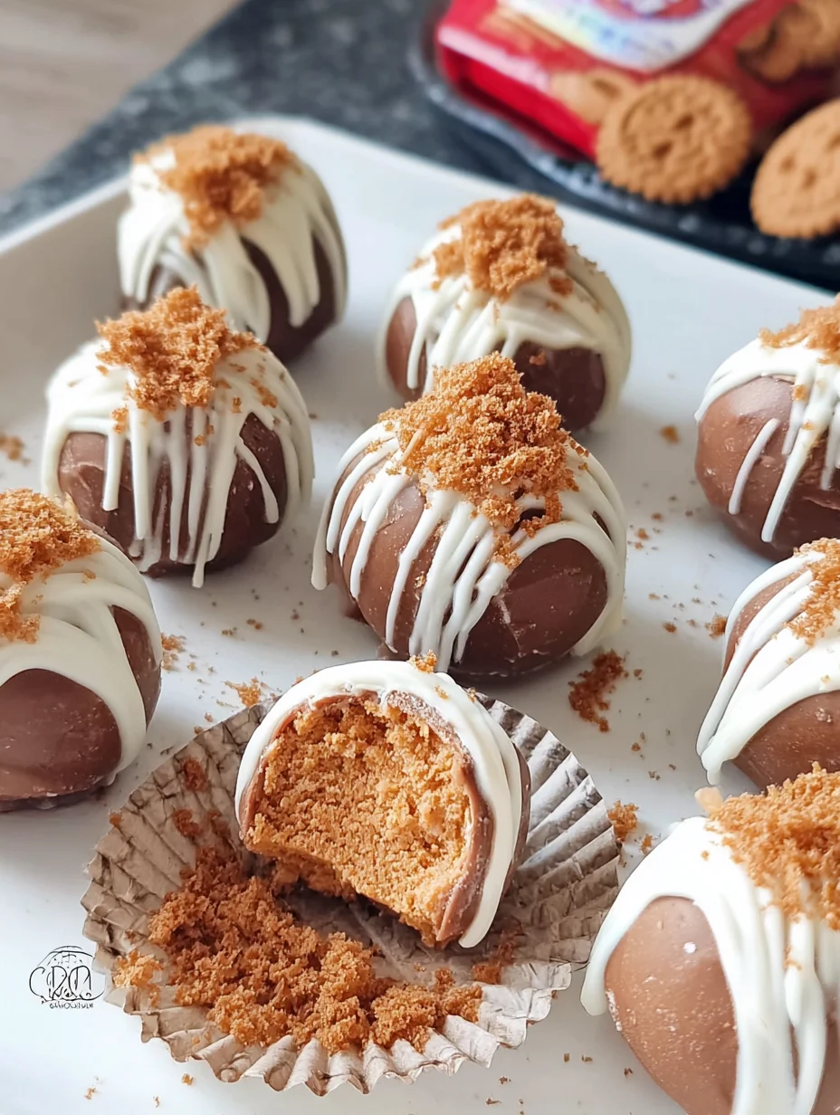 Truffles au Spéculoos