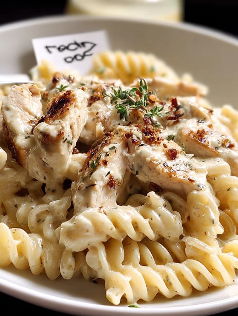 White Cheddar Chicken Pasta