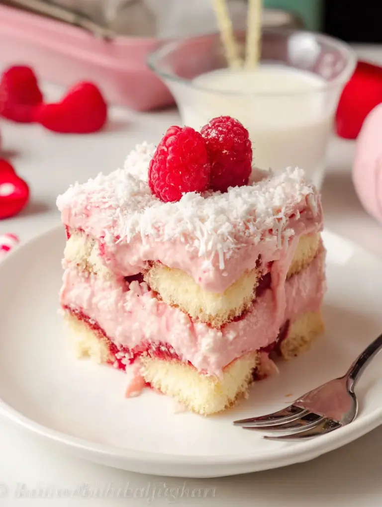 White Chocolate Raspberry Tiramisu