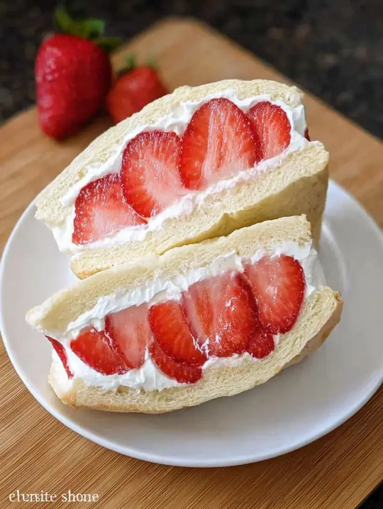 4-ingredient Strawberry Sando