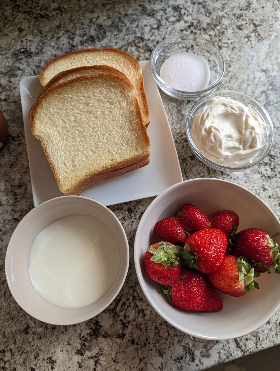 4-ingredient Strawberry Sando