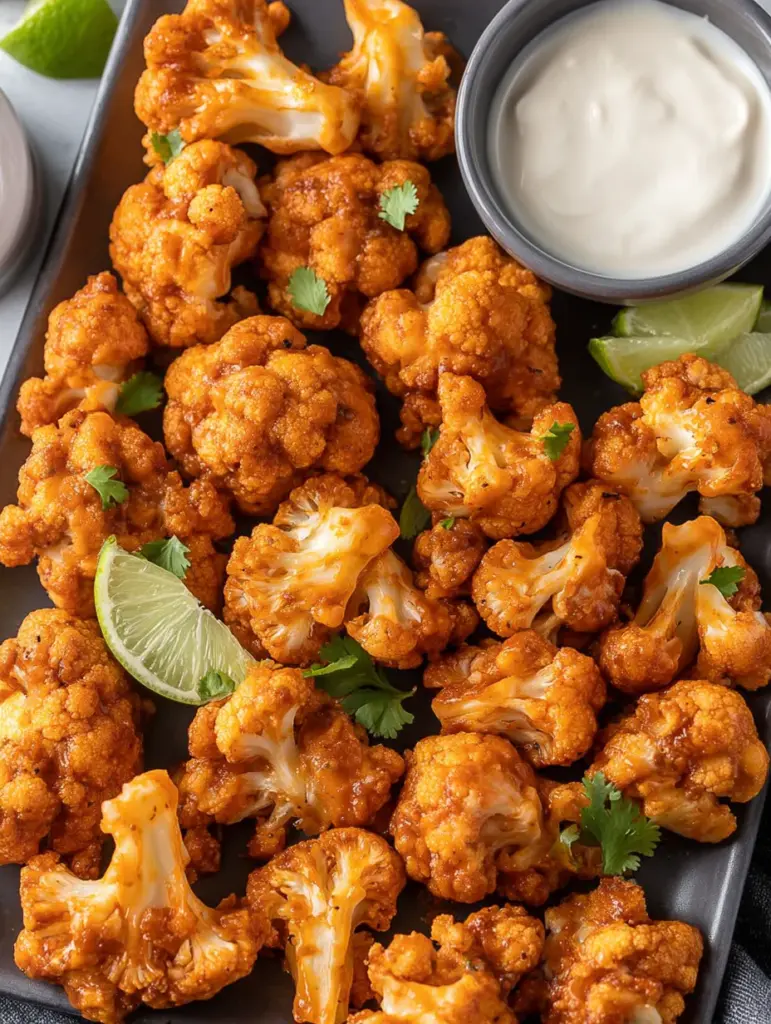 Air Fryer Buffalo Cauliflower