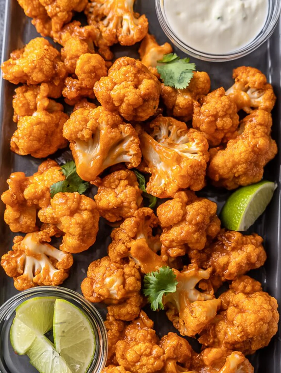 Air Fryer Buffalo Cauliflower