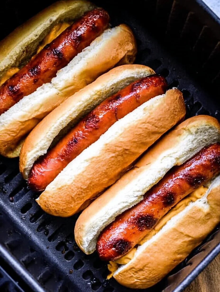 Air Fryer Hot Dogs