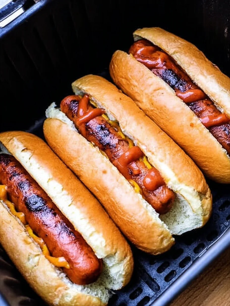 Air Fryer Hot Dogs