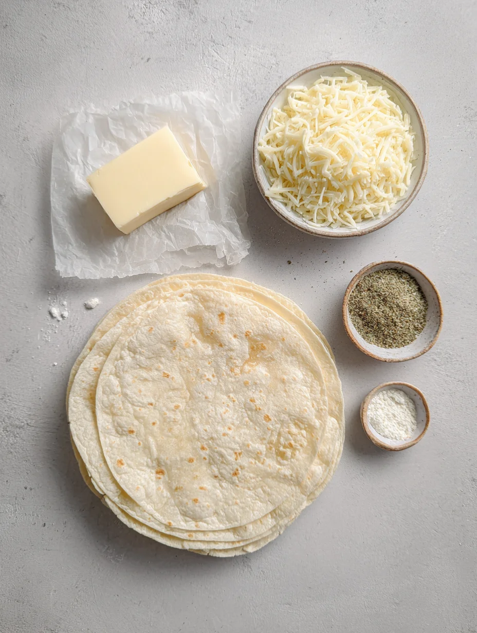 Air Fryer Tortilla Garlic Bread