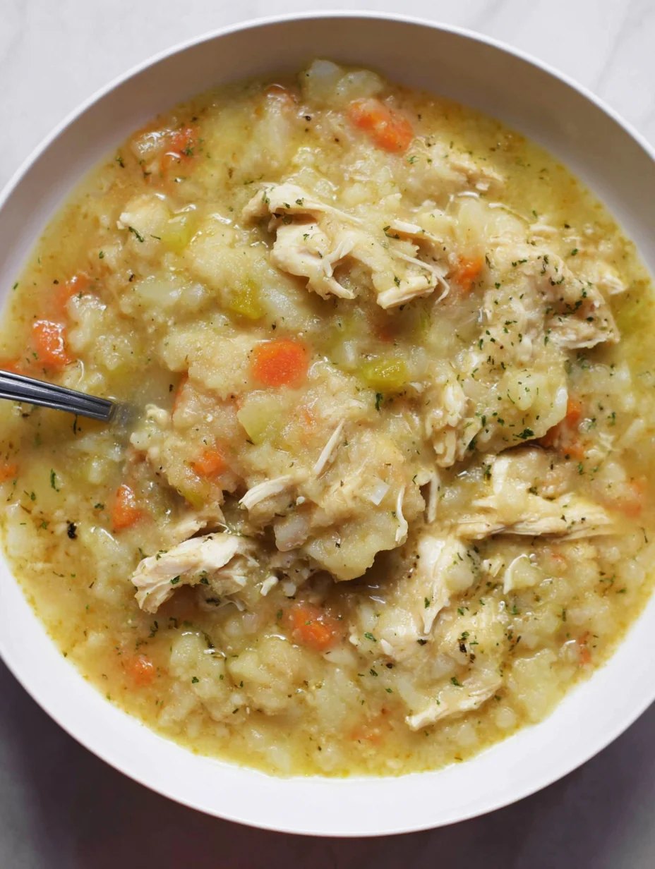 Anti-Inflammatory Cauliflower Chicken Soup
