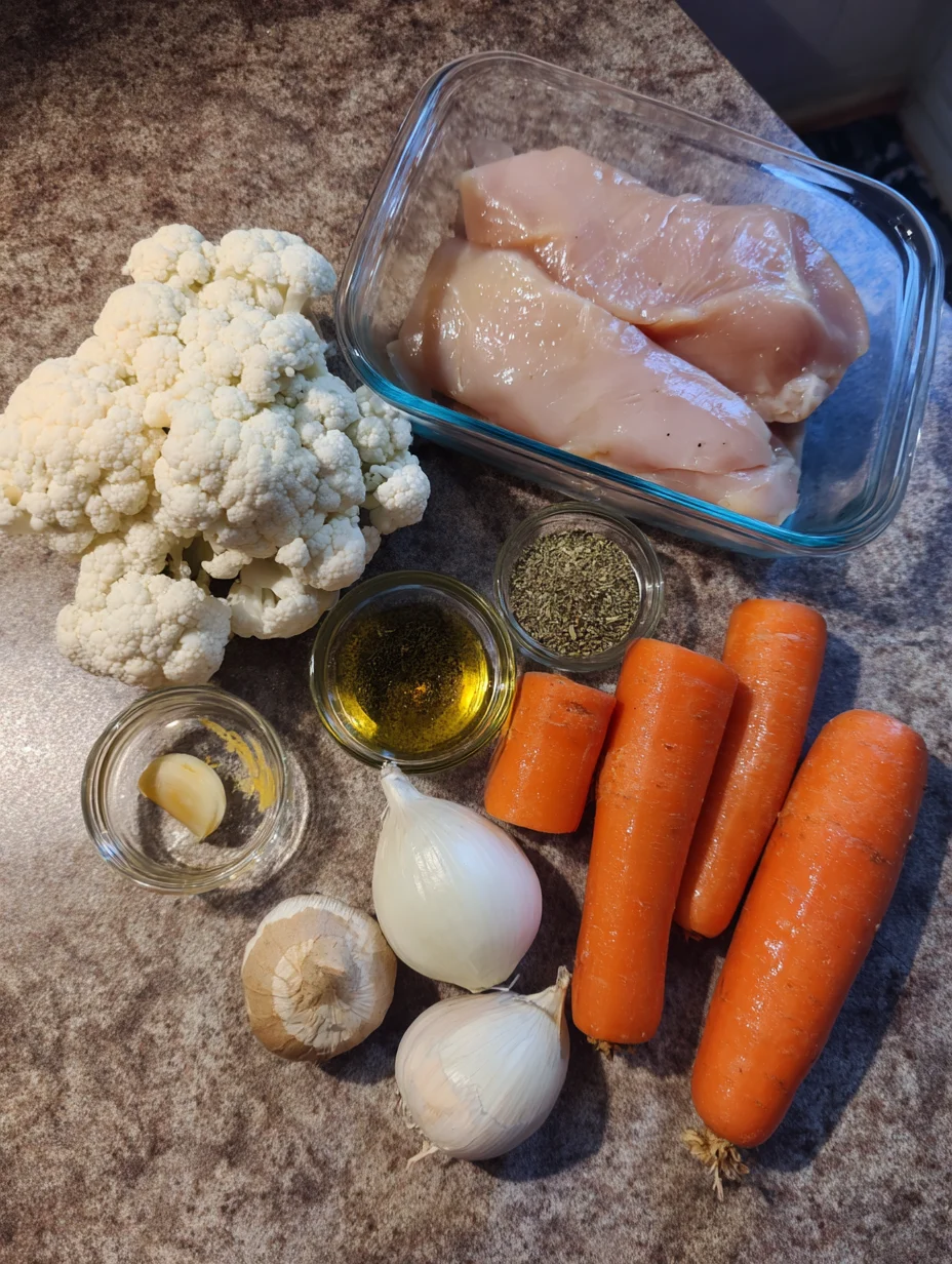 Anti-Inflammatory Cauliflower Chicken Soup