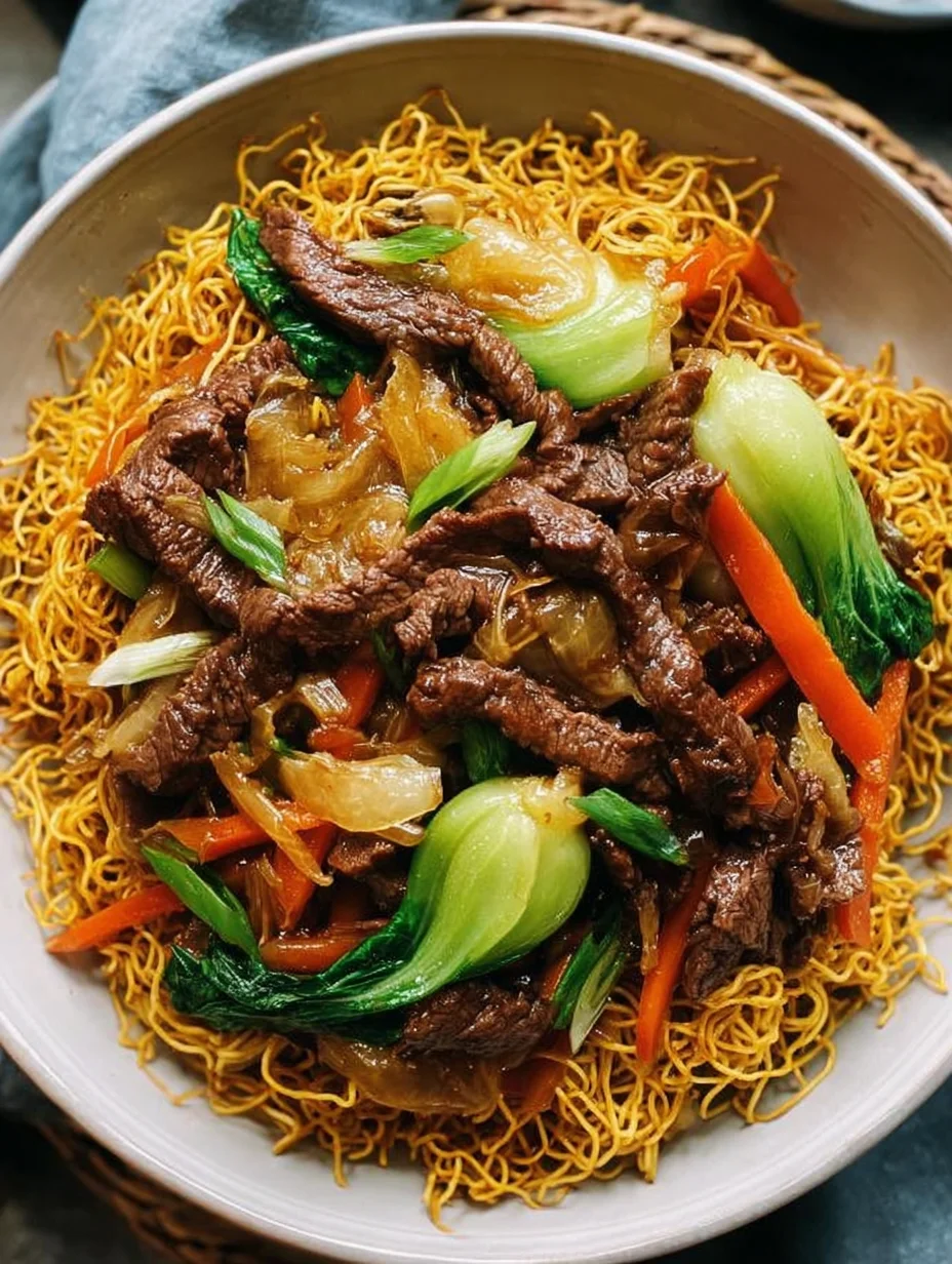 Beef Pan-Fried Noodles