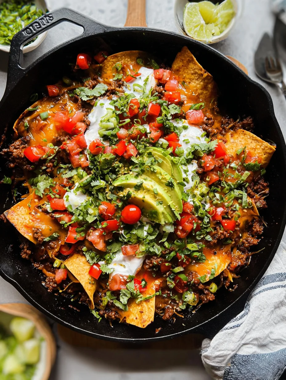Beef Skillet Enchiladas