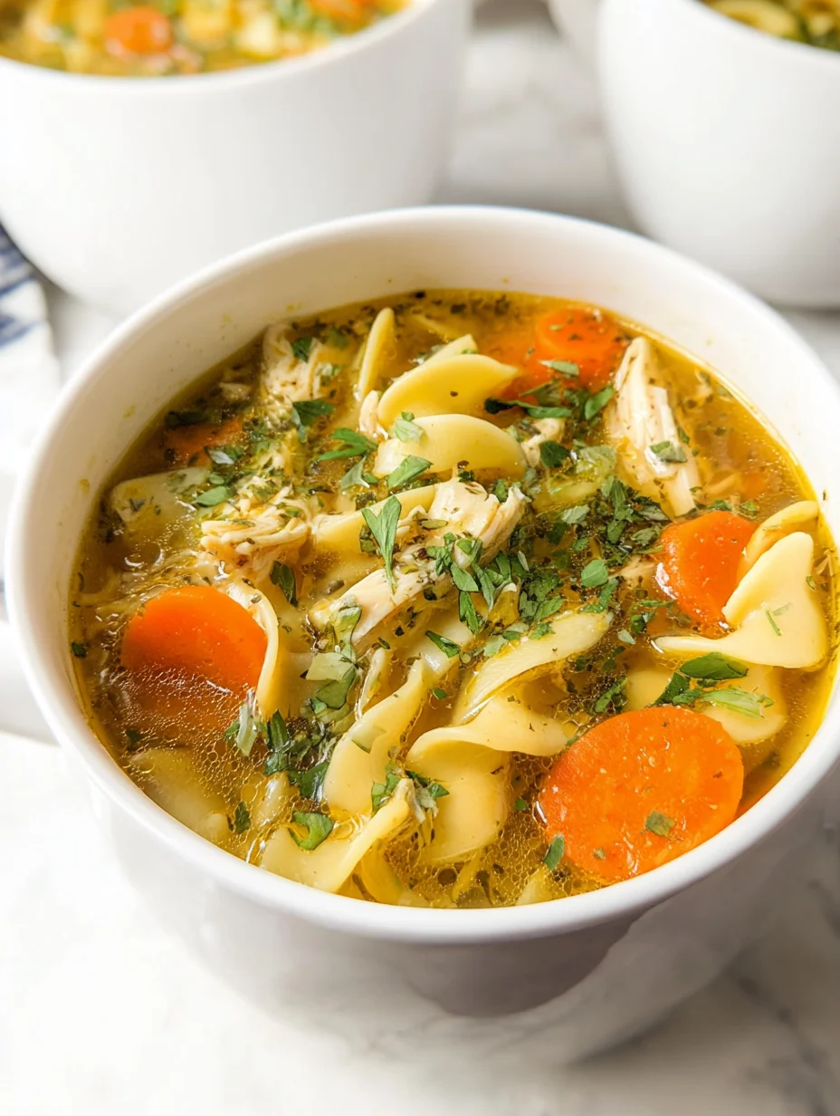 Best Chicken Noodle Soup with Egg Noodles