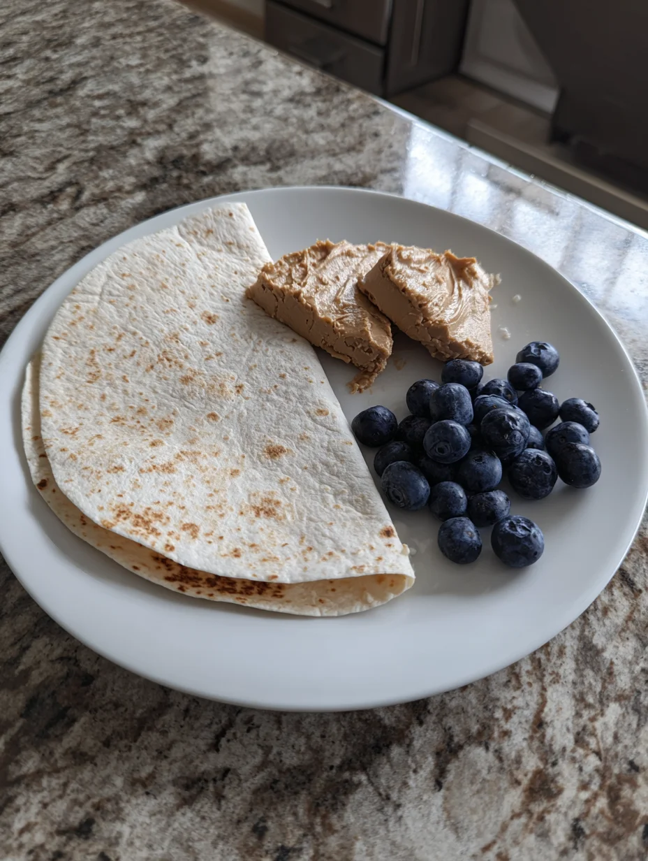 Blueberry Breakfast Quesadilla