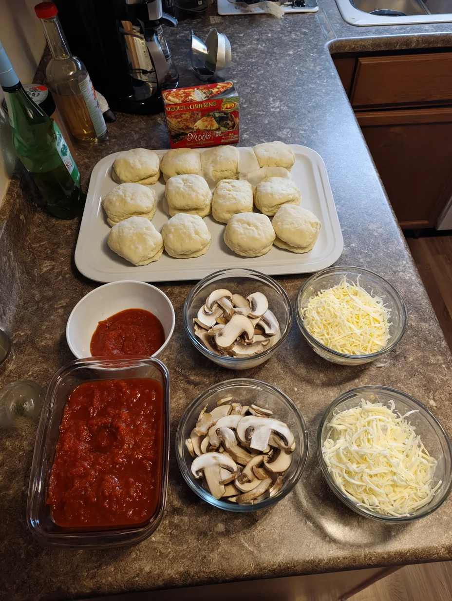 Bubble Up Biscuit Pizza Casserole