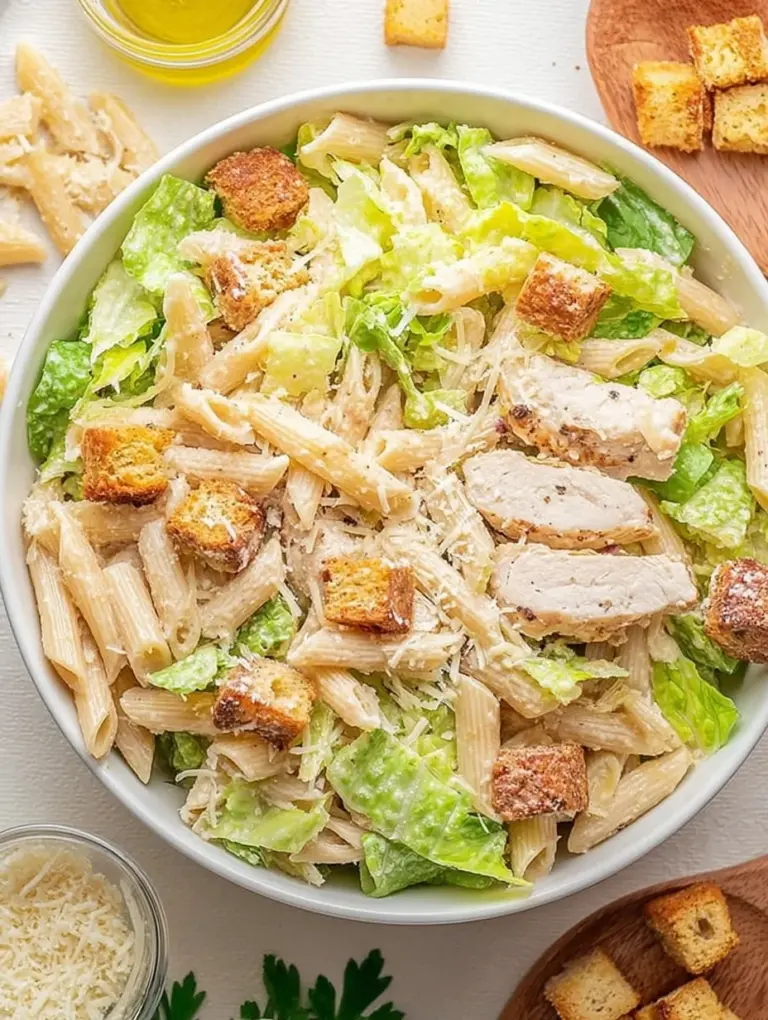 Chicken Caesar Pasta Salad
