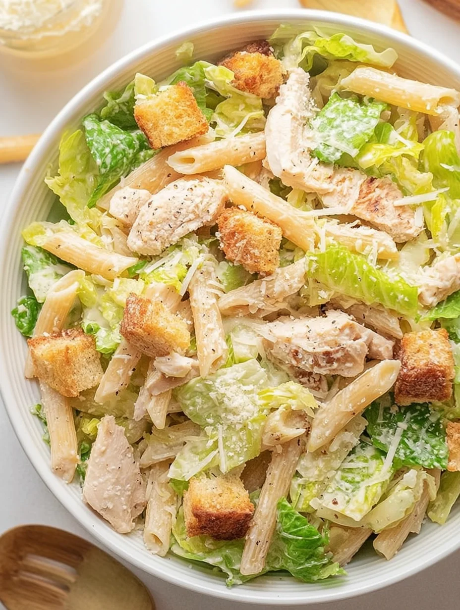 Chicken Caesar Pasta Salad