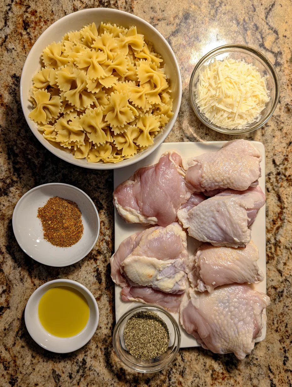 Creamy Chicken and Corn Pasta with Bacon