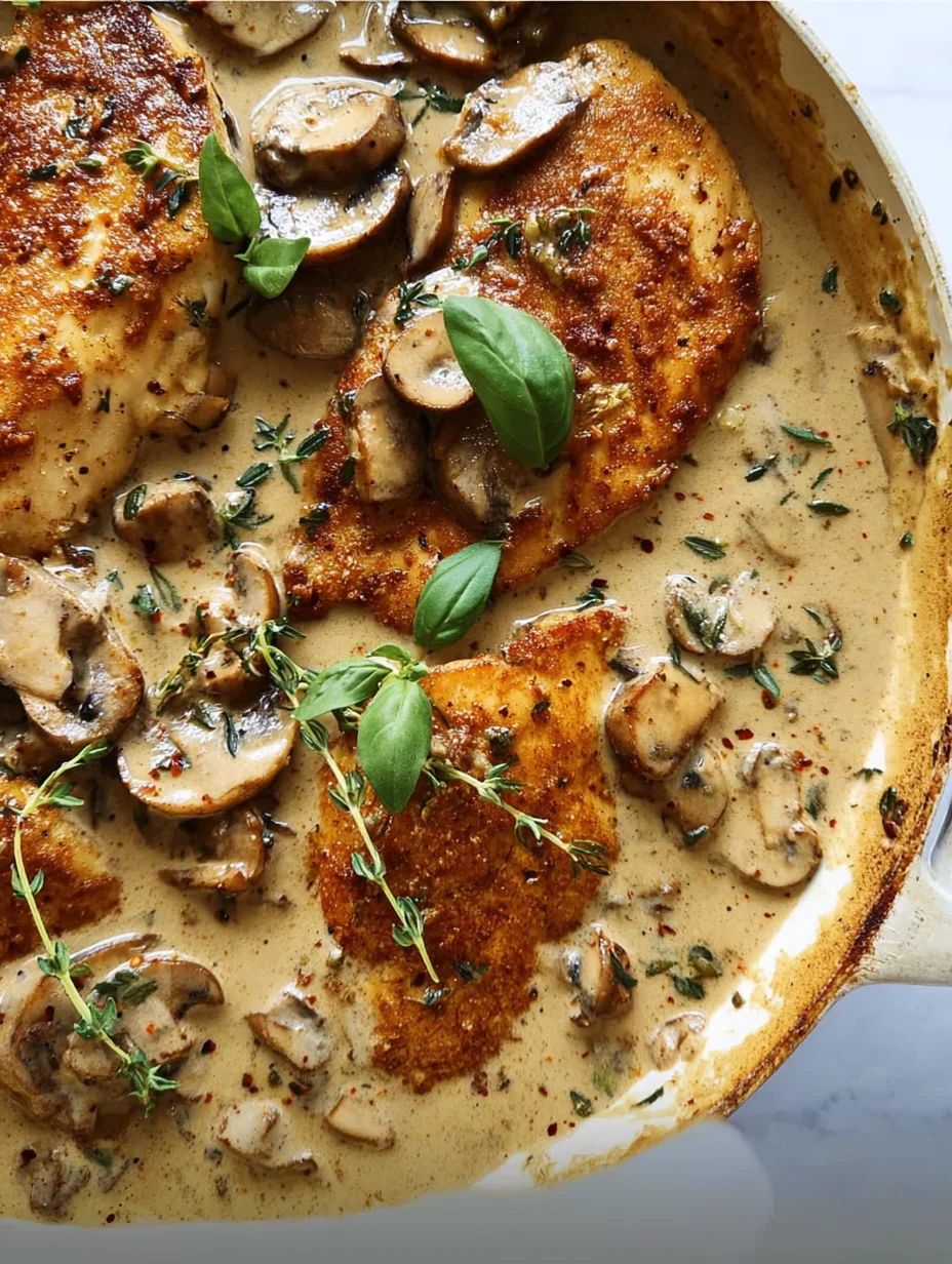 Creamy Mushroom Chicken