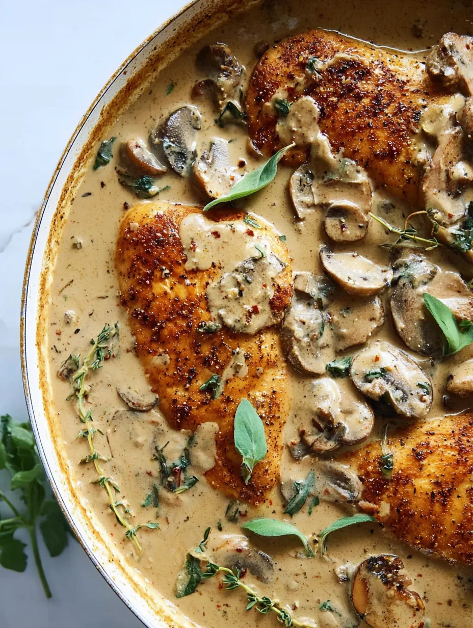 Creamy Mushroom Chicken