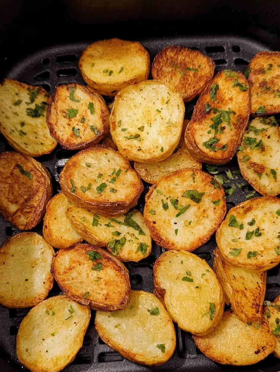 Crispy Air Fryer Sliced Potatoes