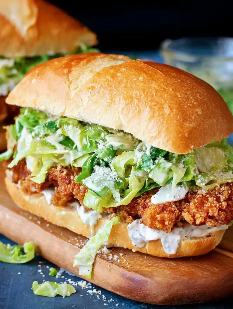 Crispy Chicken Caesar Sandwich