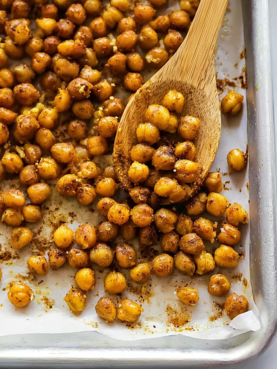 Easy Crispy Oven Roasted Chickpeas