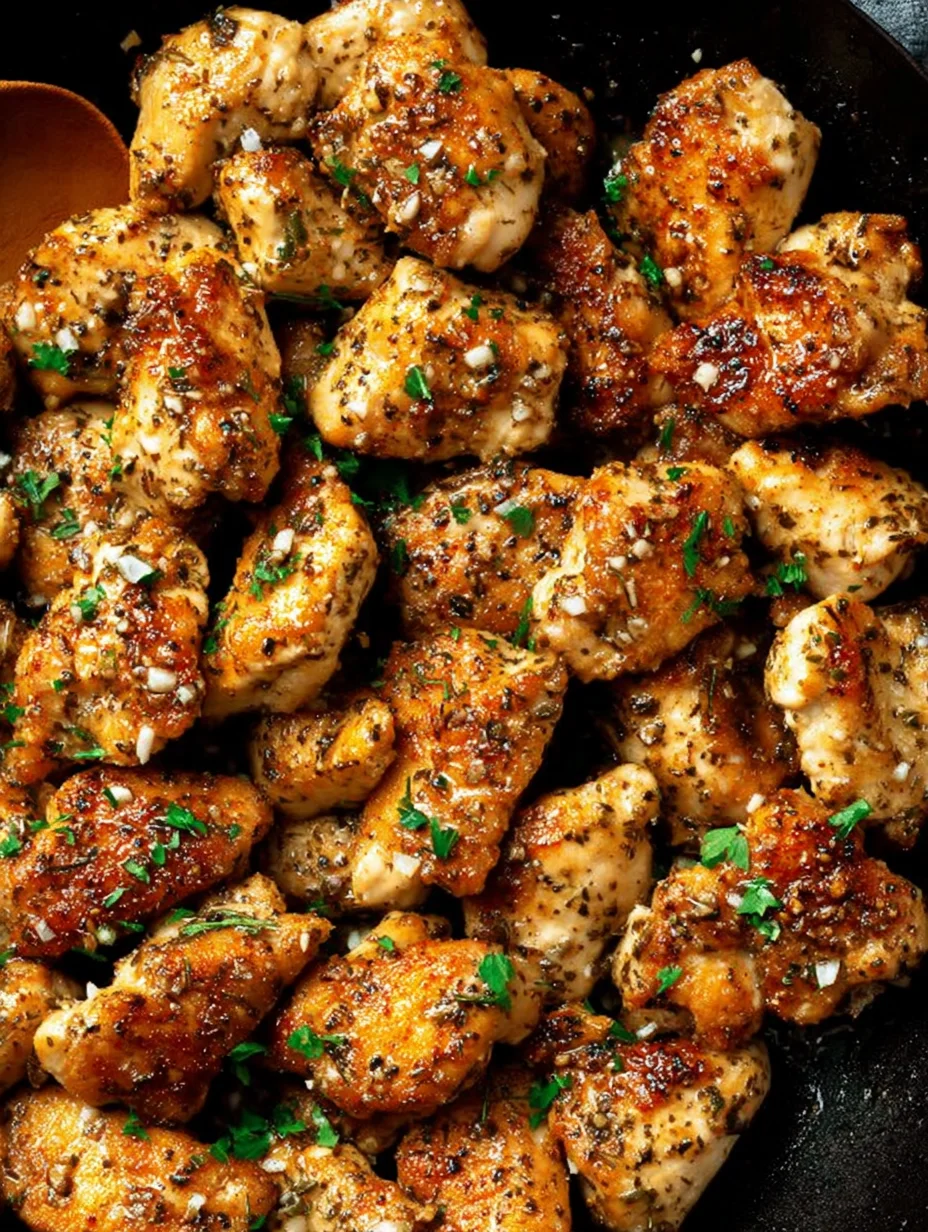 Garlic Butter Chicken Bites