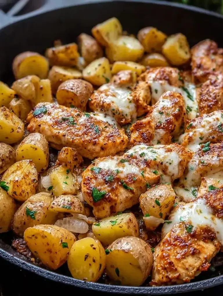 Garlic Parmesan Chicken and Potatoes
