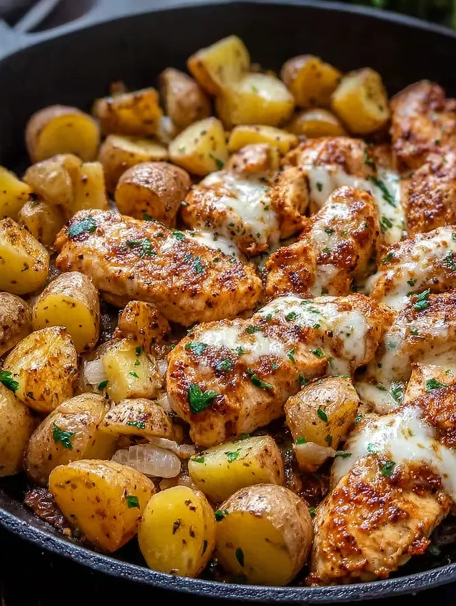 Garlic Parmesan Chicken and Potatoes