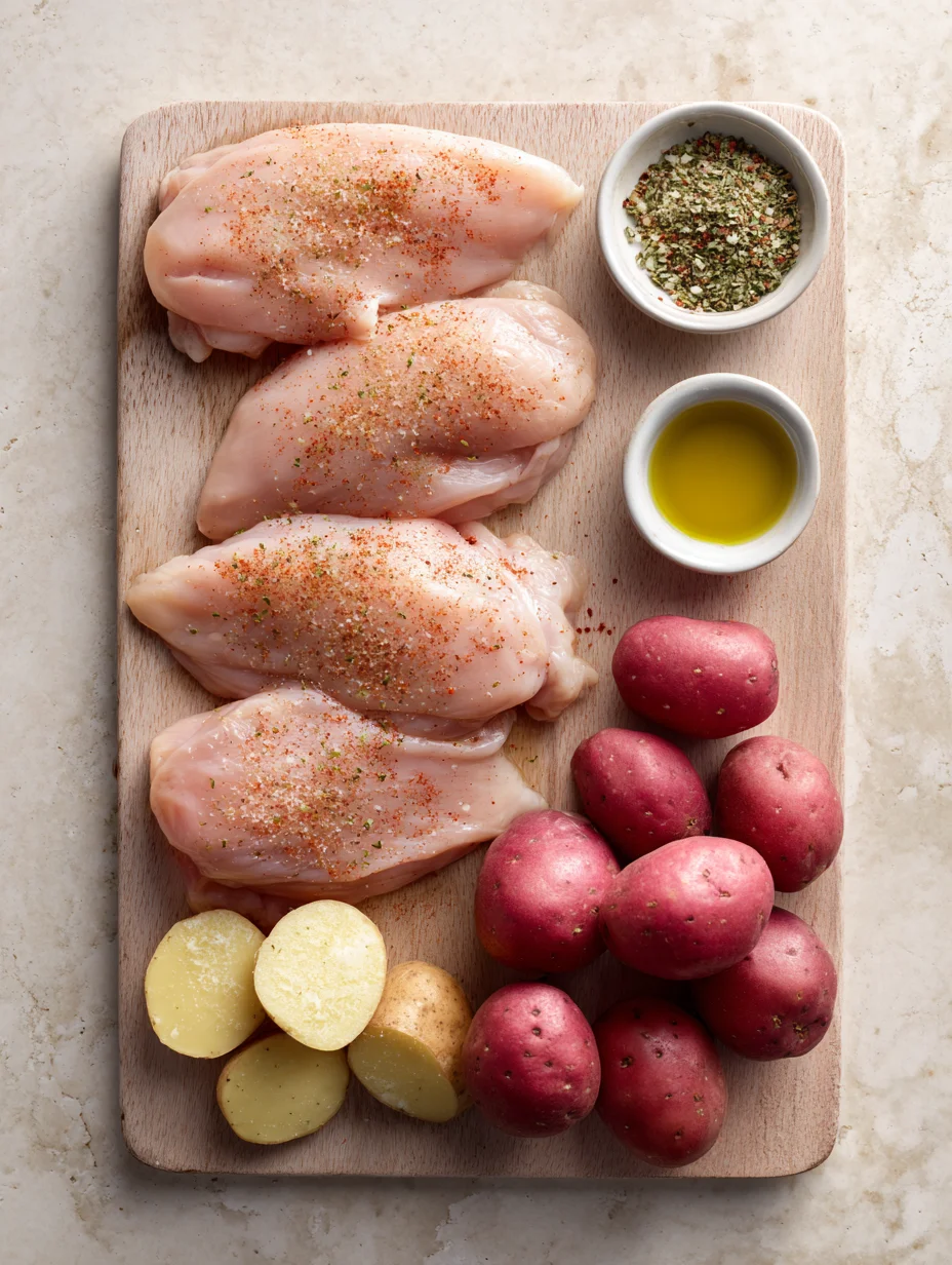 Garlic Parmesan Chicken and Potatoes
