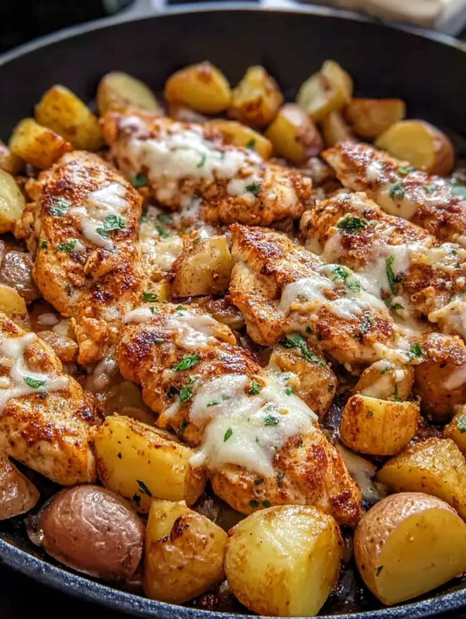 Garlic Parmesan Chicken and Potatoes