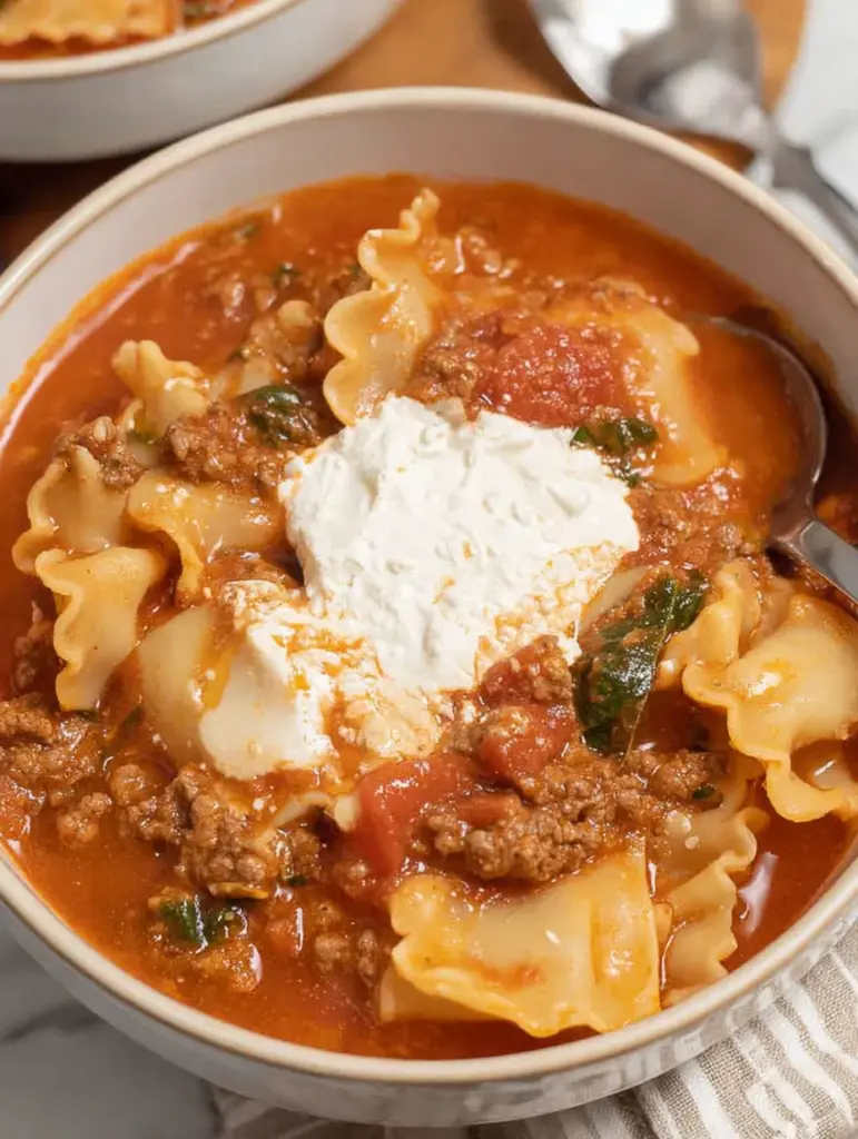 Gluten Free Lasagna Soup