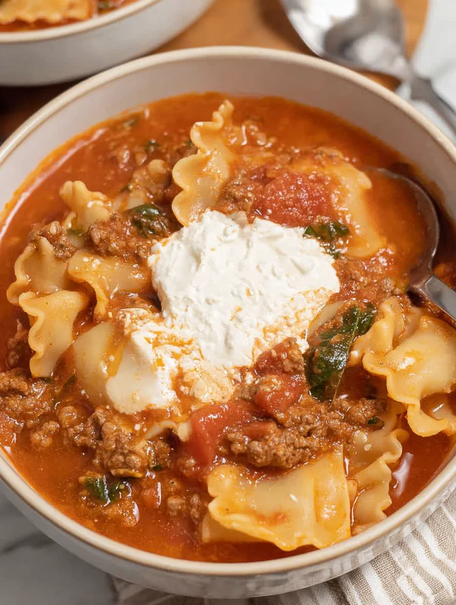 Gluten Free Lasagna Soup