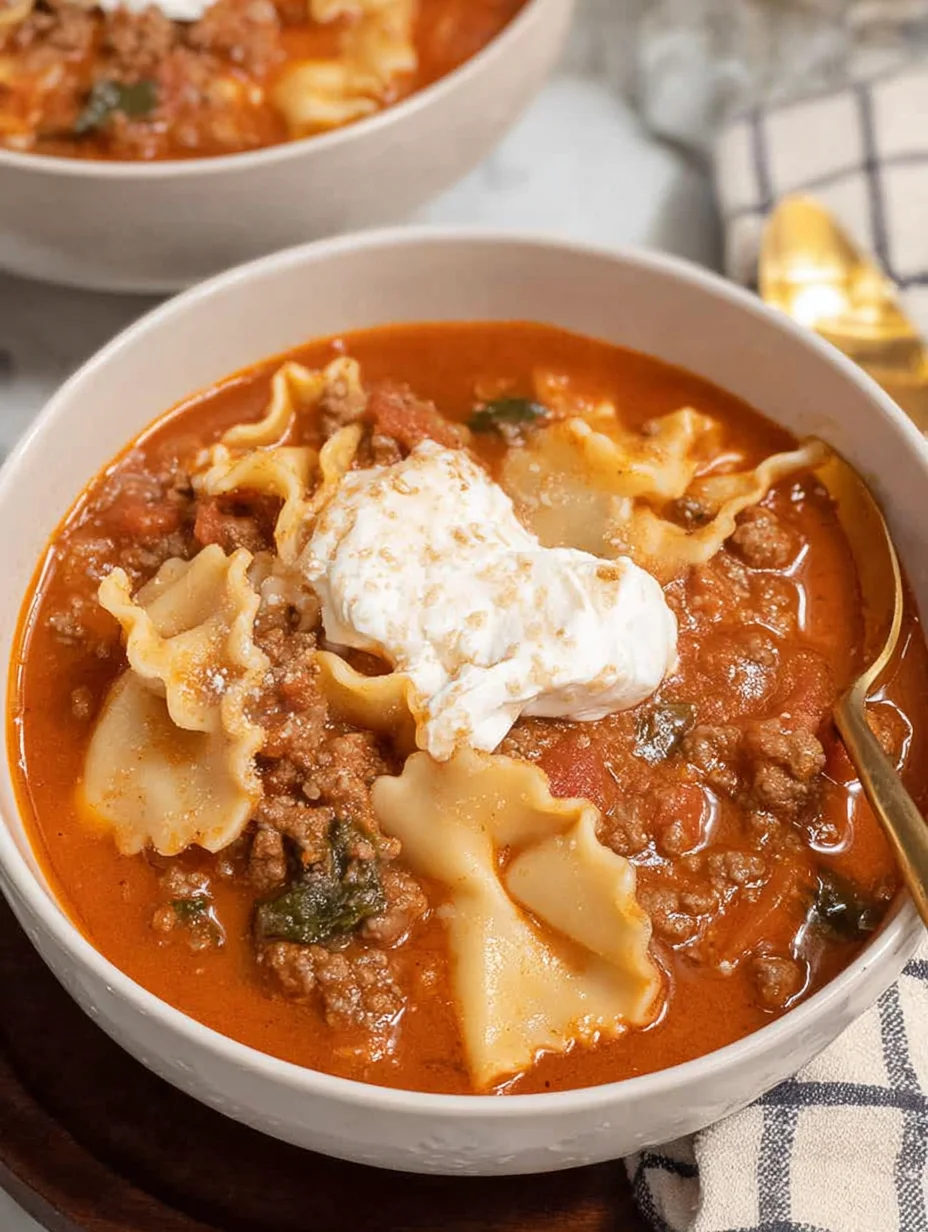 Gluten Free Lasagna Soup