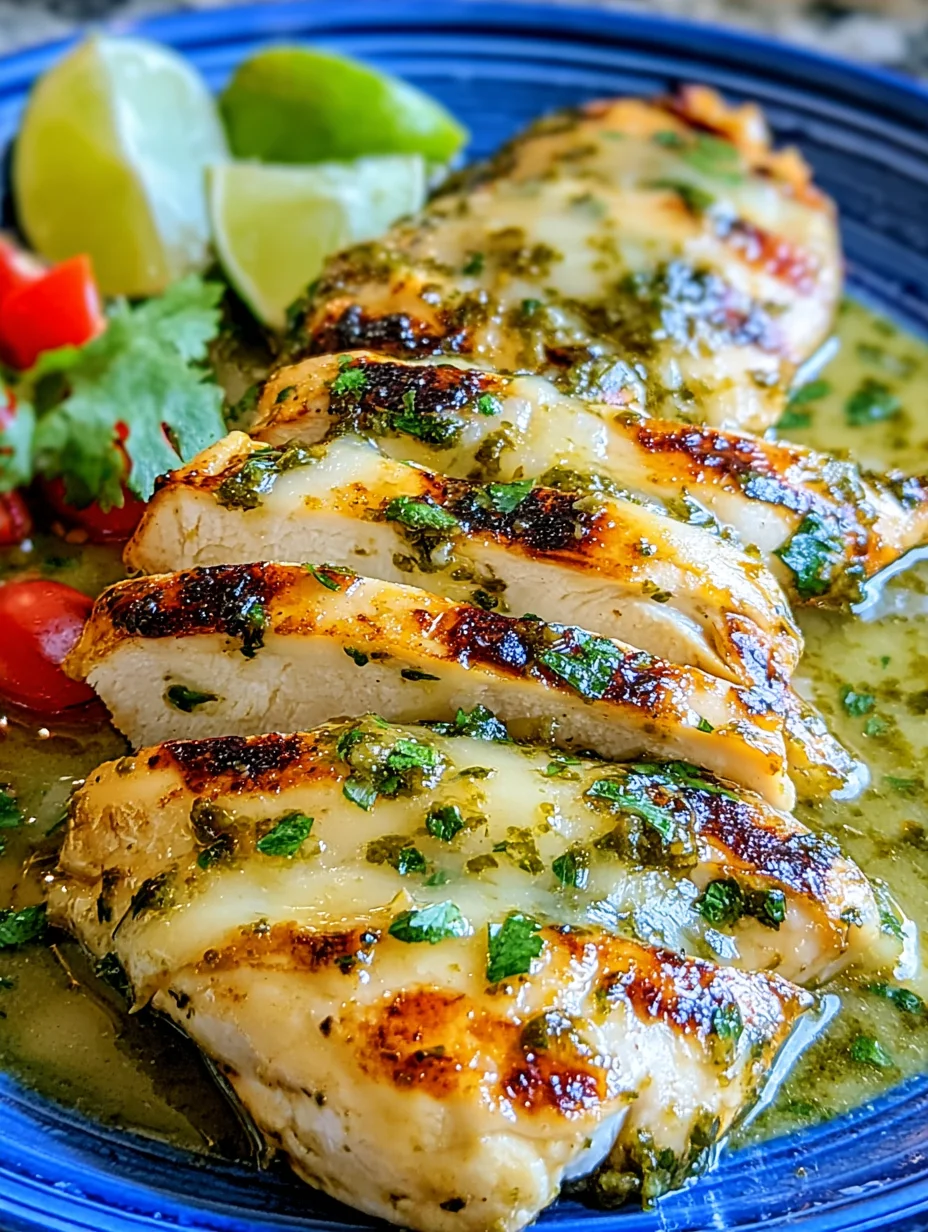 Grilled Salsa Verde Pepper Jack Chicken