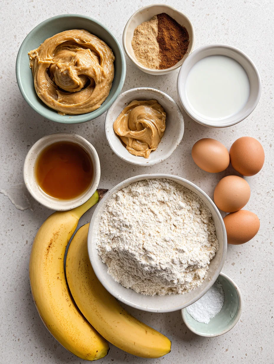 Healthy Peanut Butter Banana Muffins