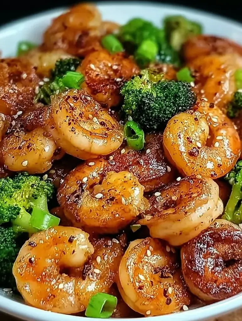High-Protein Honey Garlic Shrimp
