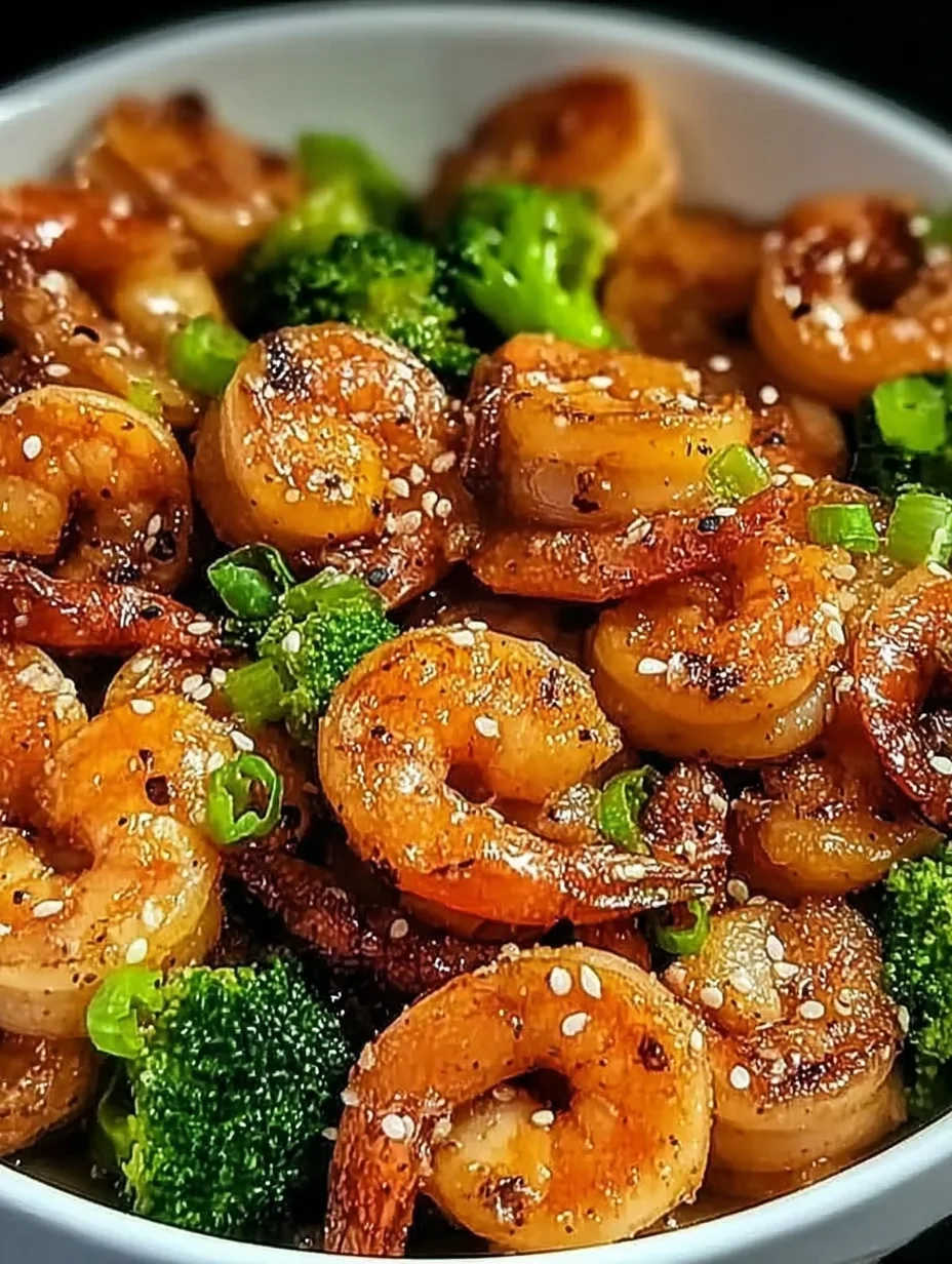 High-Protein Honey Garlic Shrimp