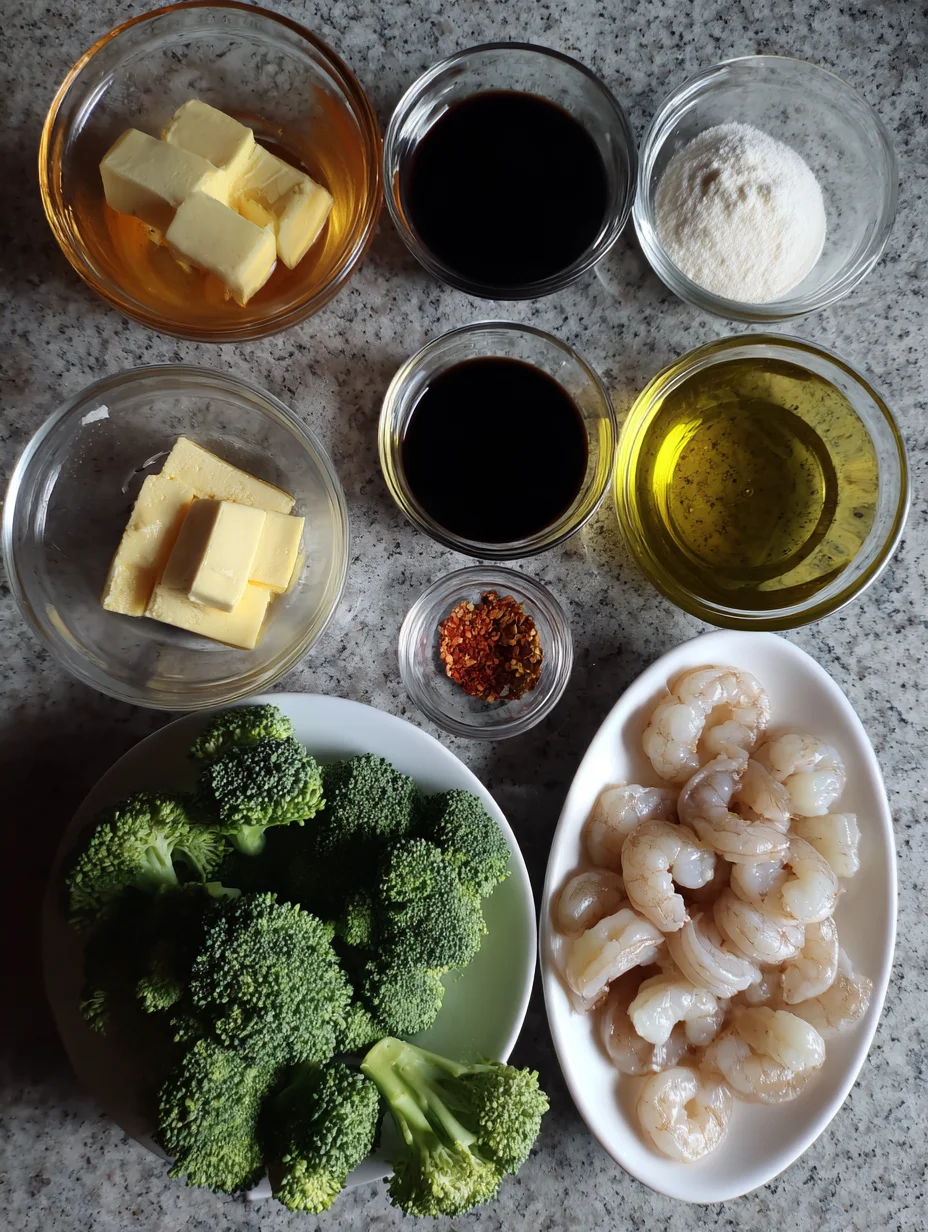 Honey Garlic Butter Shrimp and Broccoli
