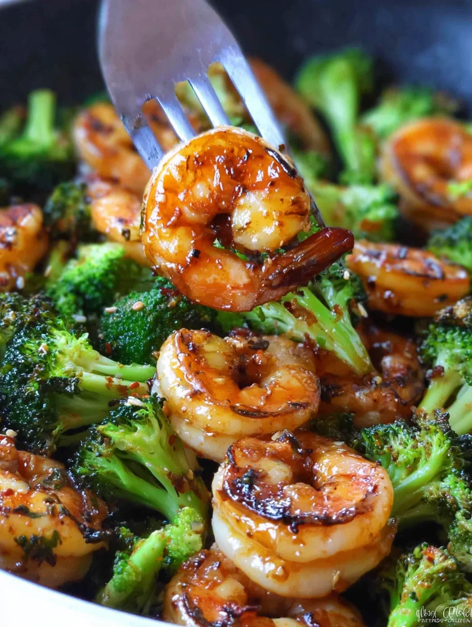 Honey Garlic Butter Shrimp and Broccoli