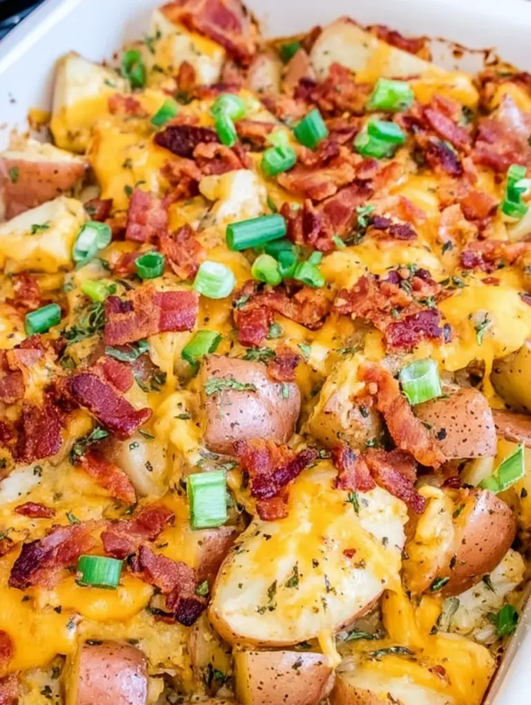 Loaded Chicken and Potato Casserole