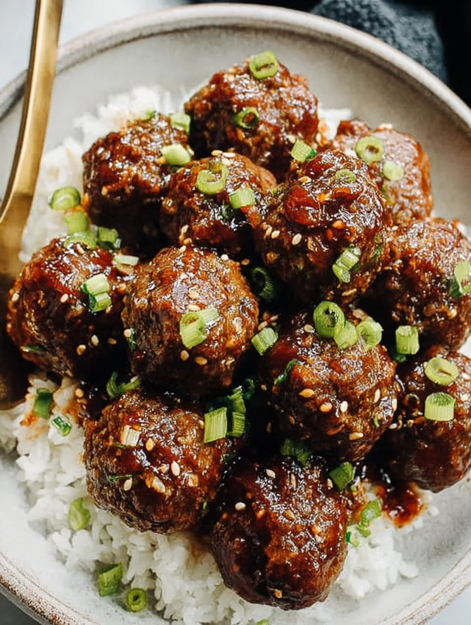 Mongolian Meatballs