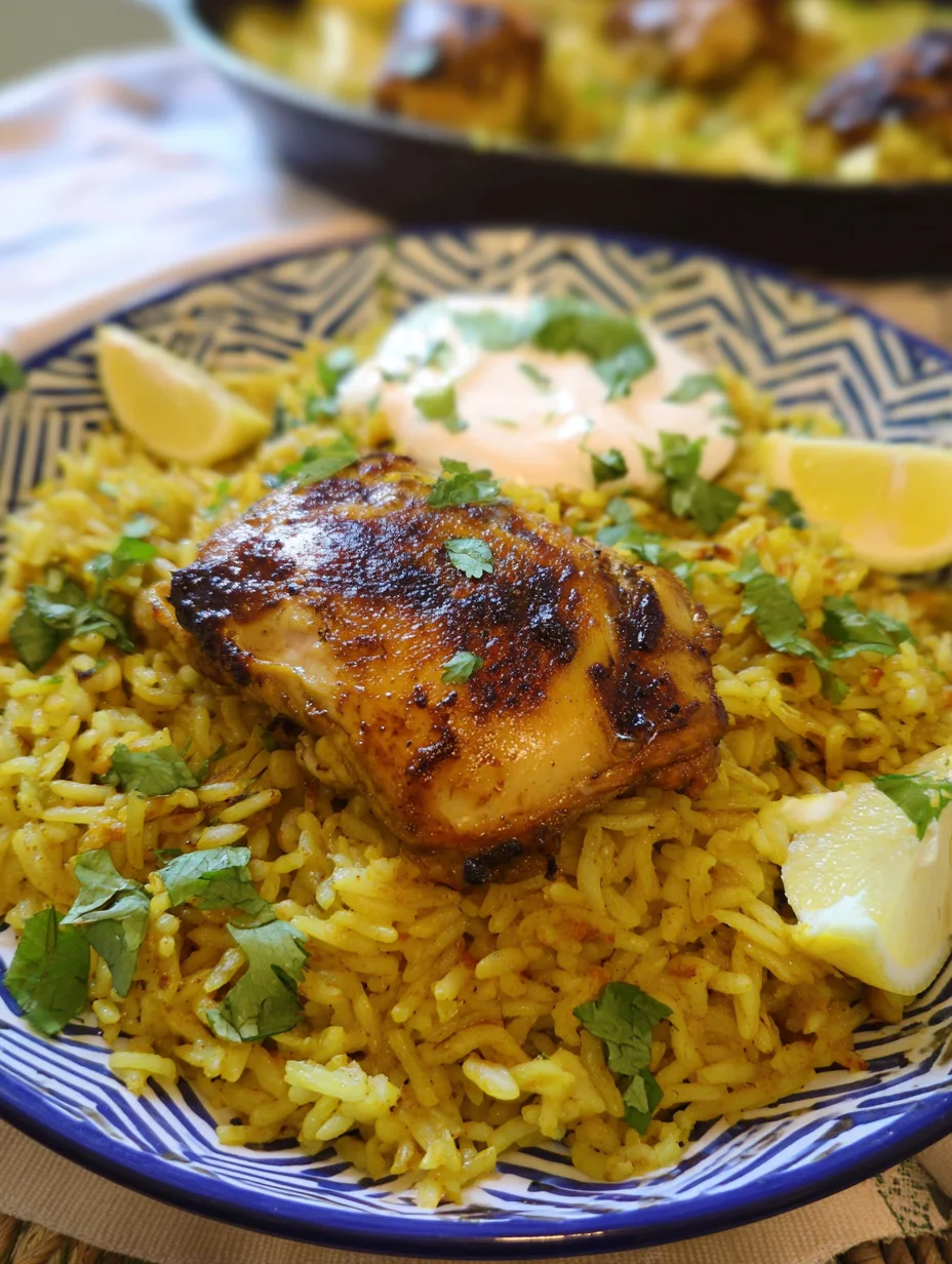 Moroccan Chicken & Rice